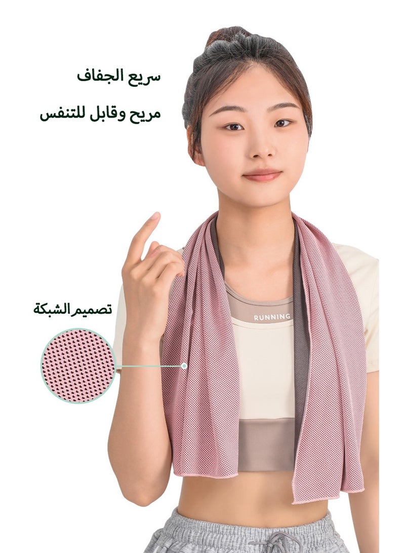 Cooling Towel, Cool And Dry Towel In Summer, Suitable For Bicycle, Yoga, Running, Fitness Enthusiasts 100x30cm - Image 2